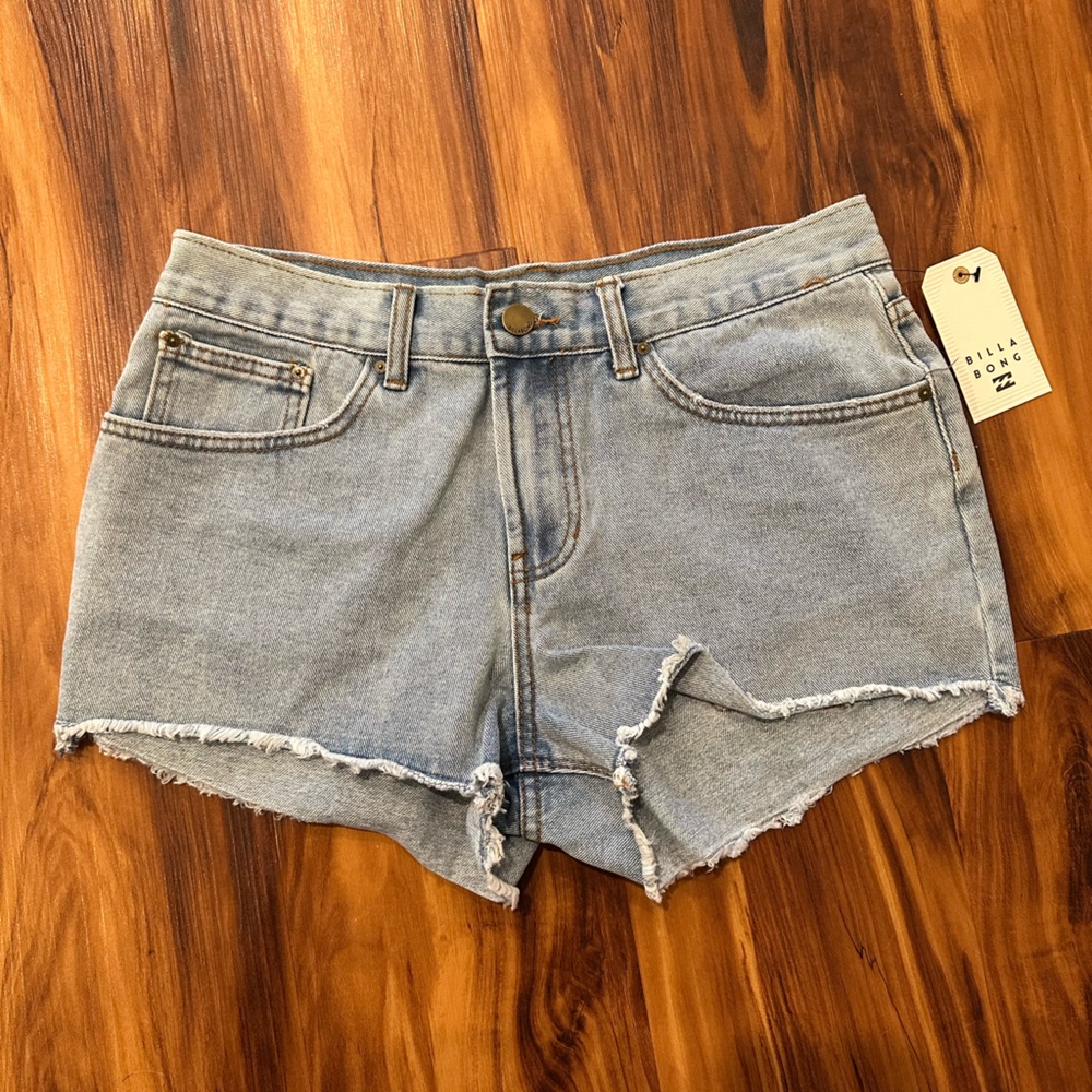 Billabong Denim Blue Women Shorts